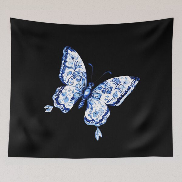 Item preview, Coastal-Aesthetic-Summer – Blue Porcelain Style designed and sold by Ela-graphicwiz.