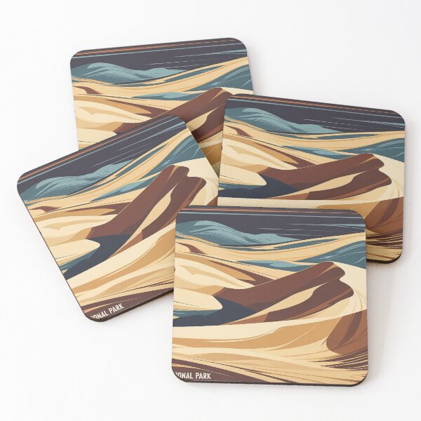 Item preview, White Sands National Park - Art Nouveau Design designed and sold by The Scenic Archive.
