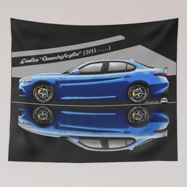 Item preview, Giulia Quadrifoglio (Blue Misano) – Modern Power, Pure Soul designed and sold by Azaziel.