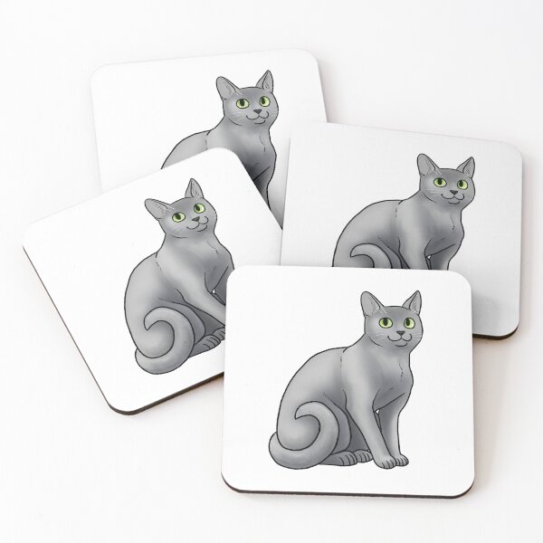 Item preview, Cat - Korat - Silver designed and sold by Jennifer Stolzer.
