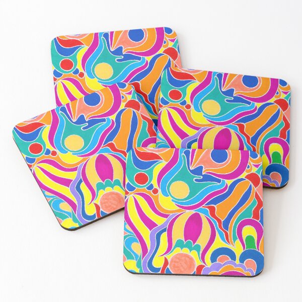 Item preview, Vibrant Fluidity – Hand Painted Abstract Art designed and sold by Backartdesign.
