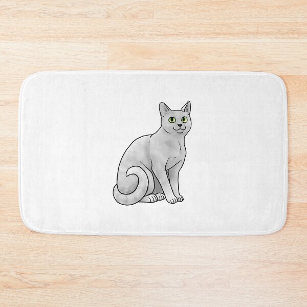 Item preview, Cat - Korat - Silver Spot designed and sold by Jennifer Stolzer.
