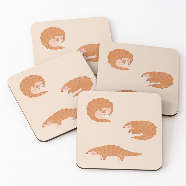 Item preview, three pangolins cute baby scaly anteater in a ball designed and sold by winterpumpkin.