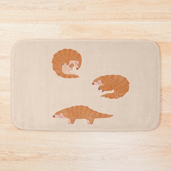 Item preview, three pangolins cute baby scaly anteater in a ball designed and sold by winterpumpkin.