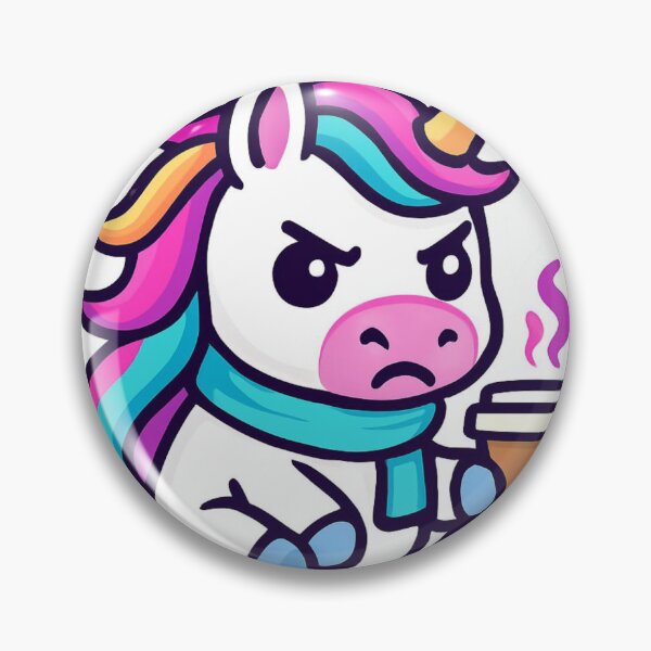 Item preview, Coffee Damn It Grumpy Unicorn designed and sold by Tiel05.
