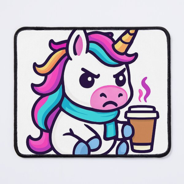 Item preview, Coffee Damn It Grumpy Unicorn designed and sold by Tiel05.