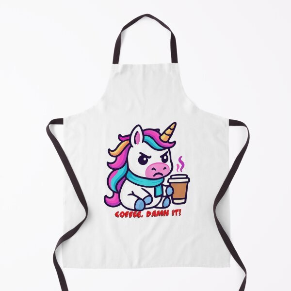 Item preview, Coffee Damn It Grumpy Unicorn designed and sold by Tiel05.
