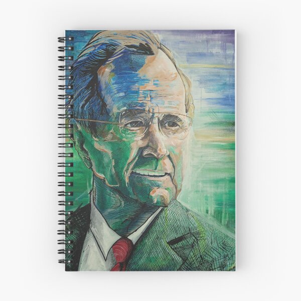 Aperçu de l'œuvre George H.W. Bush créée et vendue par AlonzoFineArt.
