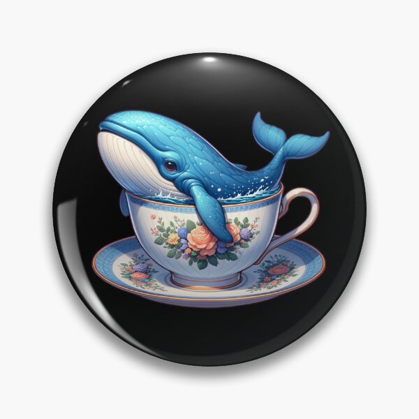 Item preview, Teacup Whale  designed and sold by sparsonboutique.