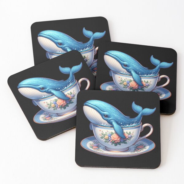 Item preview, Teacup Whale  designed and sold by sparsonboutique.