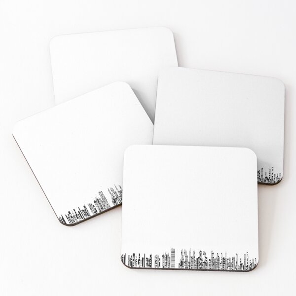 Item preview, Paysage Urbain 4 (simple, black & white, minimalist) designed and sold by EBFCDesigns.