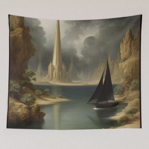Item preview, Voyage to the Spire Shore designed and sold by bloorose.