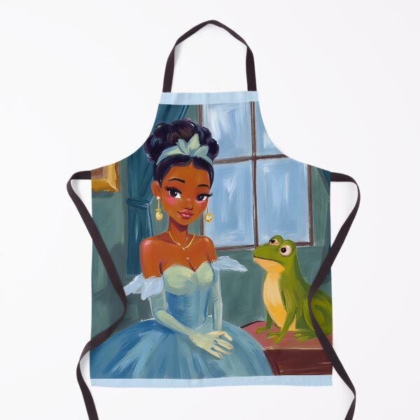 Item preview, Princess Tiana in a blue dress and the frog designed and sold by Dream Magic Co.