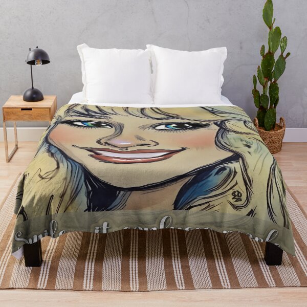 Item preview, Smile It Confuses People Retro Girl Art designed and sold by gleefulme.