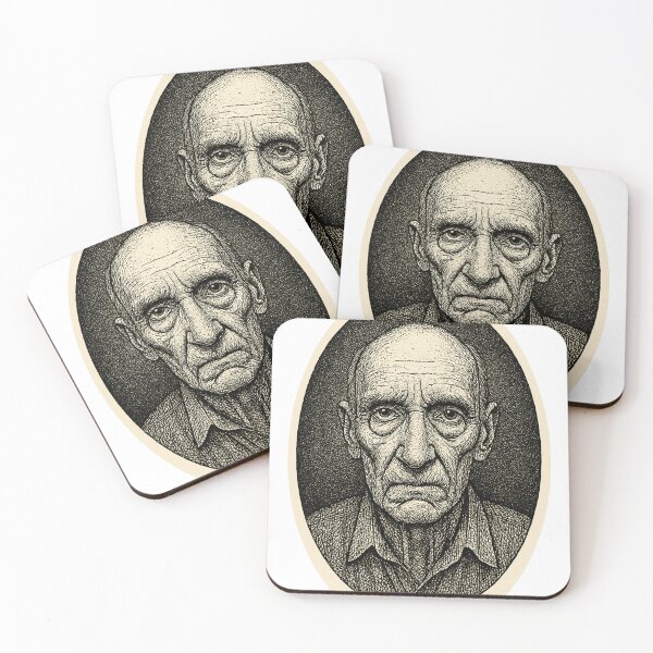 Item preview, William S. Burroughs — Inked Icon designed and sold by Void Supply.