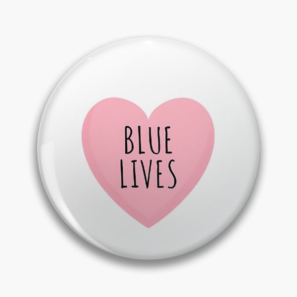 Item preview, I Heart Blue Lives  designed and sold by CharmStudio.