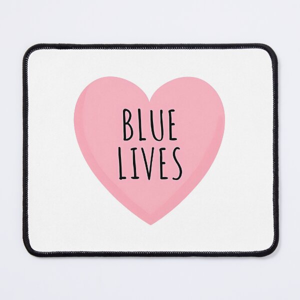 Item preview, I Heart Blue Lives  designed and sold by CharmStudio.