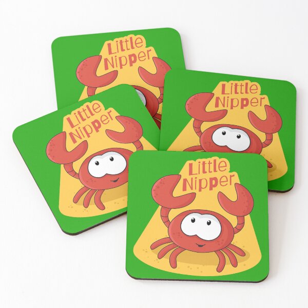 Item preview, Little Nipper – Cute Cartoon Crab Design for Kids & Babies designed and sold by Sore Creations.