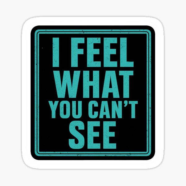 Item preview, I Feel What You Can't See Blue Invisible Disability Awareness designed and sold by Tiel05.