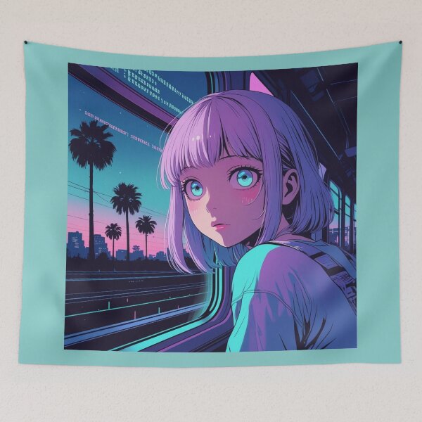 Item preview, Melancholic Anime Girl designed and sold by Nature's Palette.
