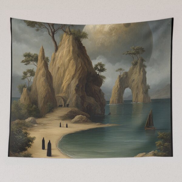 Item preview, Moonlit Bay of Mystery designed and sold by bloorose.