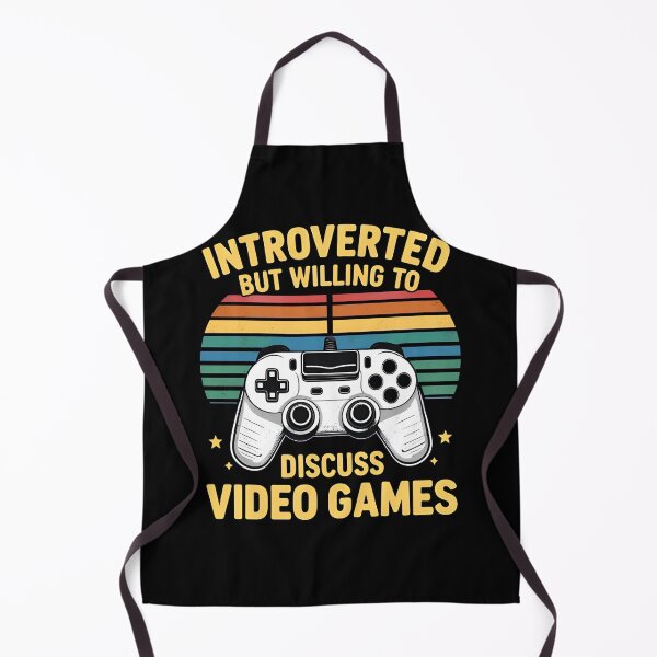 Item preview, Introverted But Willing To Discuss Video Games designed and sold by I-wanna-T-shirt.