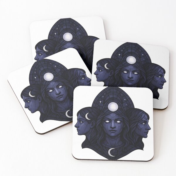 Item preview, Gothic Moon Goddess T-Shirt - Triple Goddess Art designed and sold by AetherLightArt.