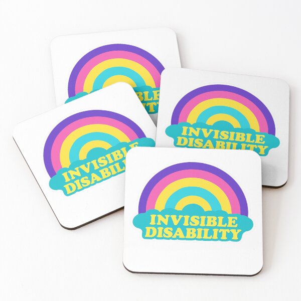 Item preview, Invisible Disability Awareness Pastel Rainbow designed and sold by Tiel05.