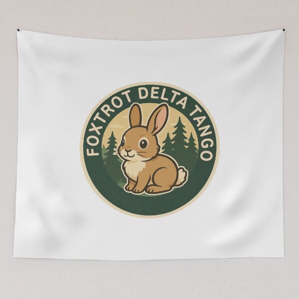 Item preview, Foxtrot Delta Tango Rabbit National Park designed and sold by Metro Bionic.