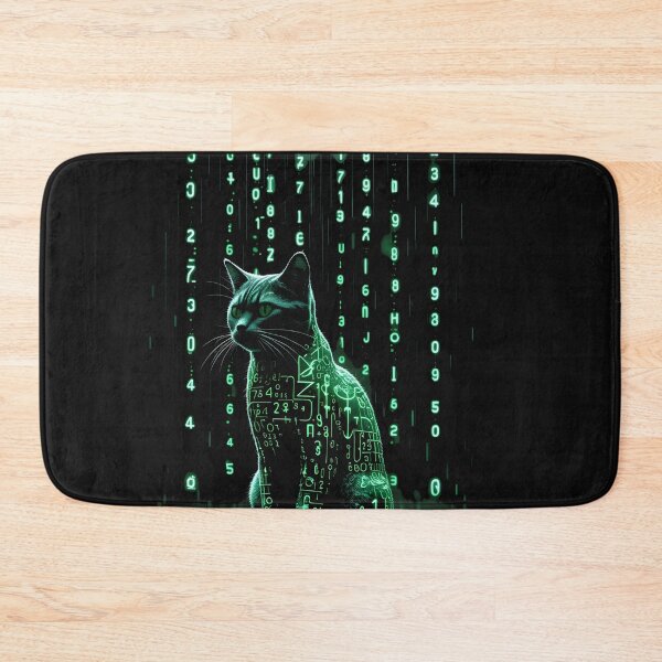 Item preview, Cat Matrix - Futuristic Tech Art designed and sold by harry mac.