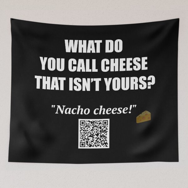 Item preview, Nacho Cheese Joke – Funny Food Pun designed and sold by BrushRushX.
