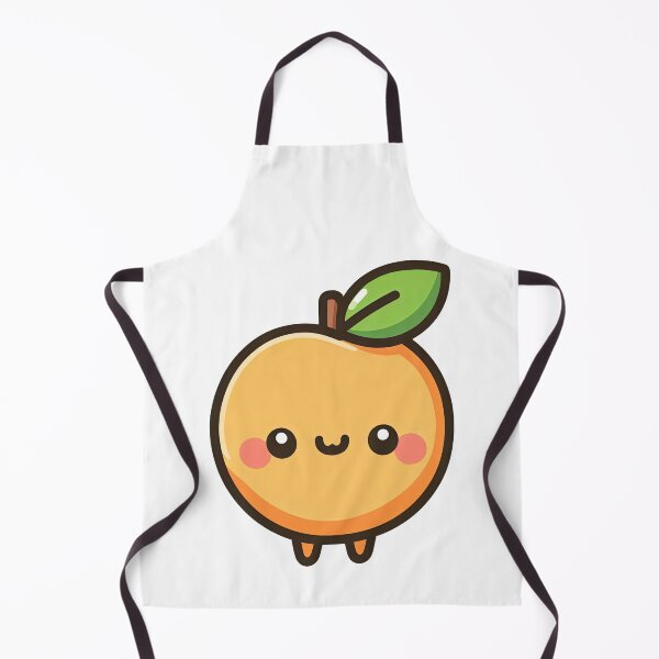 Item preview, Adorable Kawaii Apricot Fruit Cartoon Character designed and sold by ArtfulWeave.
