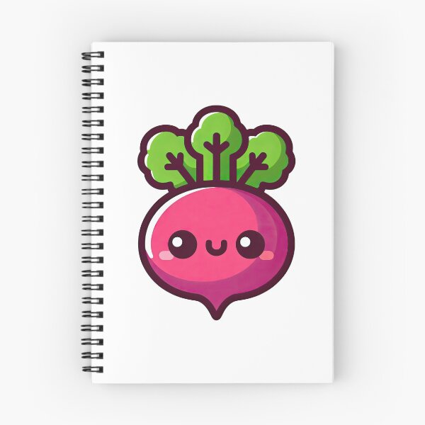 Item preview, Smiling Kawaii Beetroot Cartoon Vegetable Design designed and sold by ArtfulWeave.
