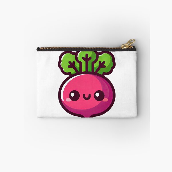 Item preview, Smiling Kawaii Beetroot Cartoon Vegetable Design designed and sold by ArtfulWeave.