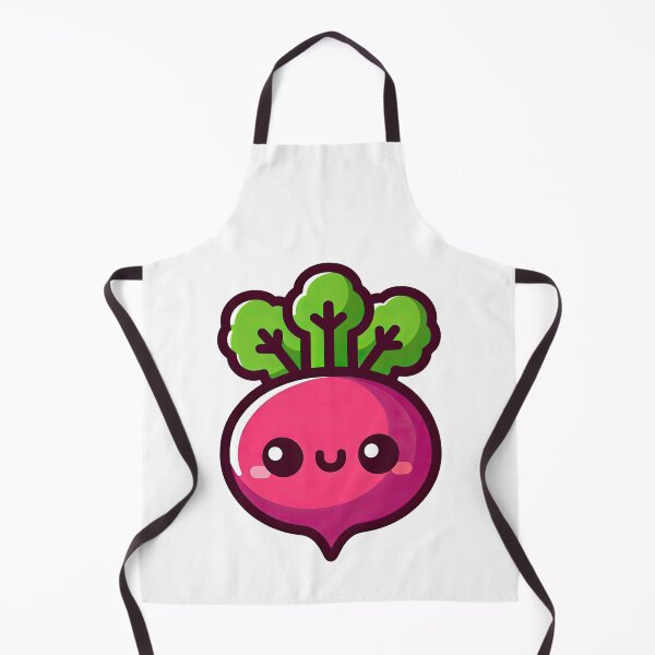 Item preview, Smiling Kawaii Beetroot Cartoon Vegetable Design designed and sold by ArtfulWeave.