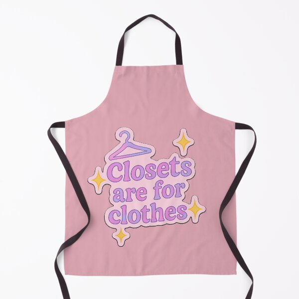 Item preview, Closets Are for Clothes – Funny LGBTQ+ Pride Sticker designed and sold by BubbleDesigns49.