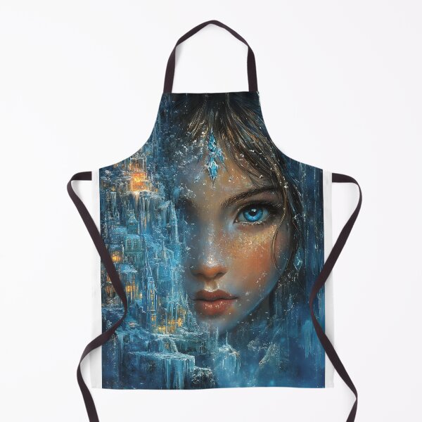 Item preview, Enchanting Frosted Portrait of a Young Woman designed and sold by Artessie.