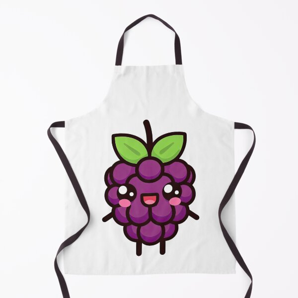 Item preview, Cute Kawaii Blackberry Cartoon Fruit Character designed and sold by ArtfulWeave.