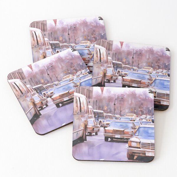 Item preview, Plaza Hotel Parking designed and sold by RCWatercolours.