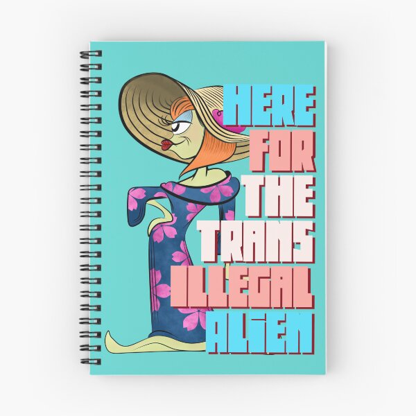Item preview, Here For The Trans Illegal Alient designed and sold by DrawnByBryan.