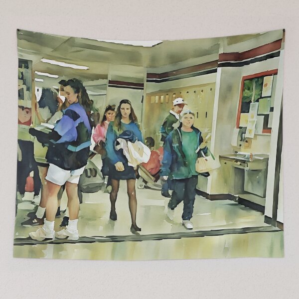 Item preview, The Cool College Kids designed and sold by RCWatercolours.
