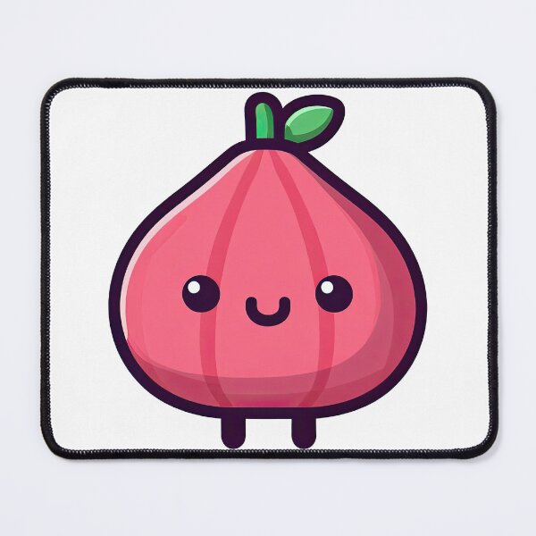 Item preview, Adorable Kawaii Fig Cartoon Fruit Character designed and sold by ArtfulWeave.