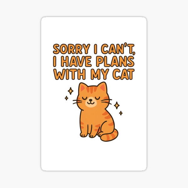 Item preview, Funny Cute Cat Quote designed and sold by purrandpaw.