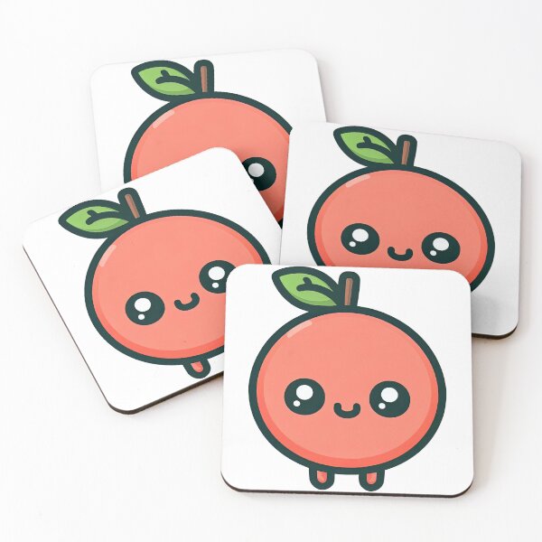 Item preview, Cute Kawaii Grapefruit Cartoon Fruit Design designed and sold by ArtfulWeave.