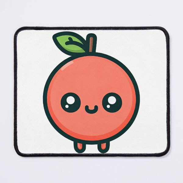 Item preview, Cute Kawaii Grapefruit Cartoon Fruit Design designed and sold by ArtfulWeave.