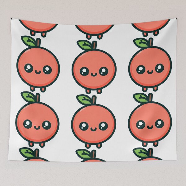 Item preview, Cute Kawaii Grapefruit Cartoon Fruit Design designed and sold by ArtfulWeave.
