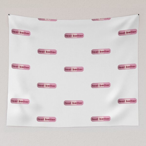 Item preview, Feel Better Sticker – Cute Pink Band-Aid Design for Healing, Comfort & Mental Health designed and sold by Blueprint&co.