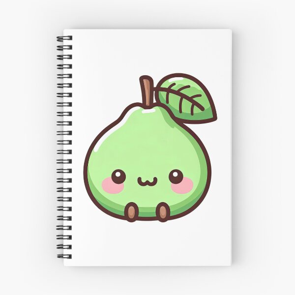 Item preview, Happy Kawaii Guava Cartoon Fruit Illustration designed and sold by ArtfulWeave.