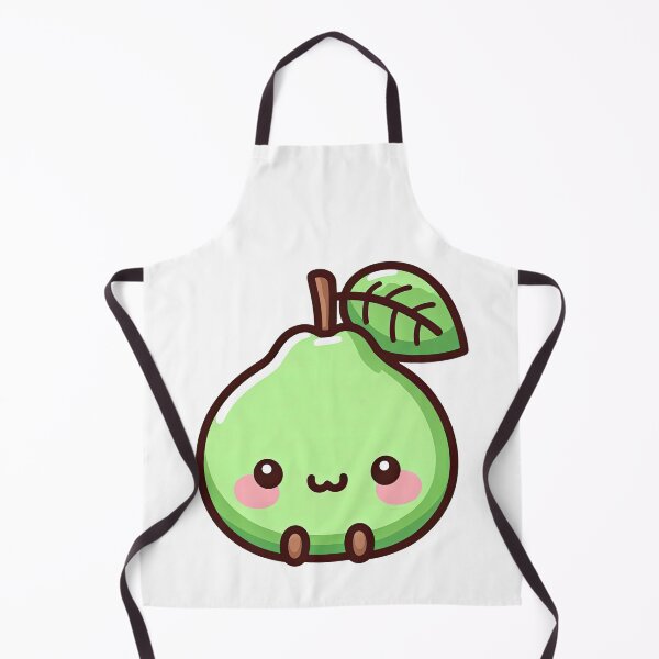 Item preview, Happy Kawaii Guava Cartoon Fruit Illustration designed and sold by ArtfulWeave.