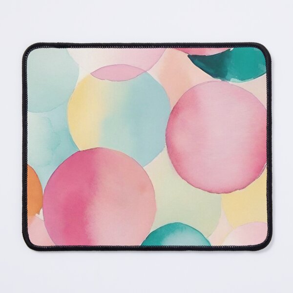 Item preview, Watercolor circle soft pattern designed and sold by layqaas.
